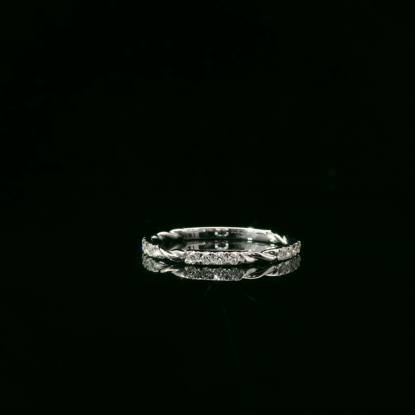 0.15ct Lab-Grown Diamond Wedding Band in 14K Gold