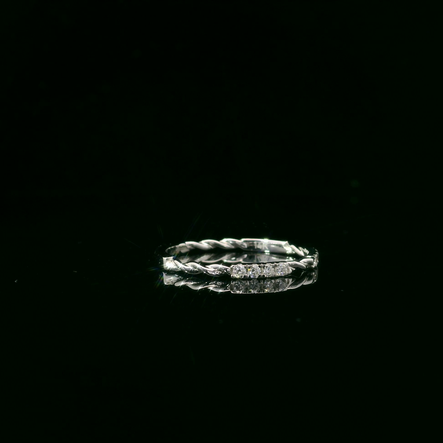0.15ct Lab-Grown Diamond Wedding Band in 14K Gold