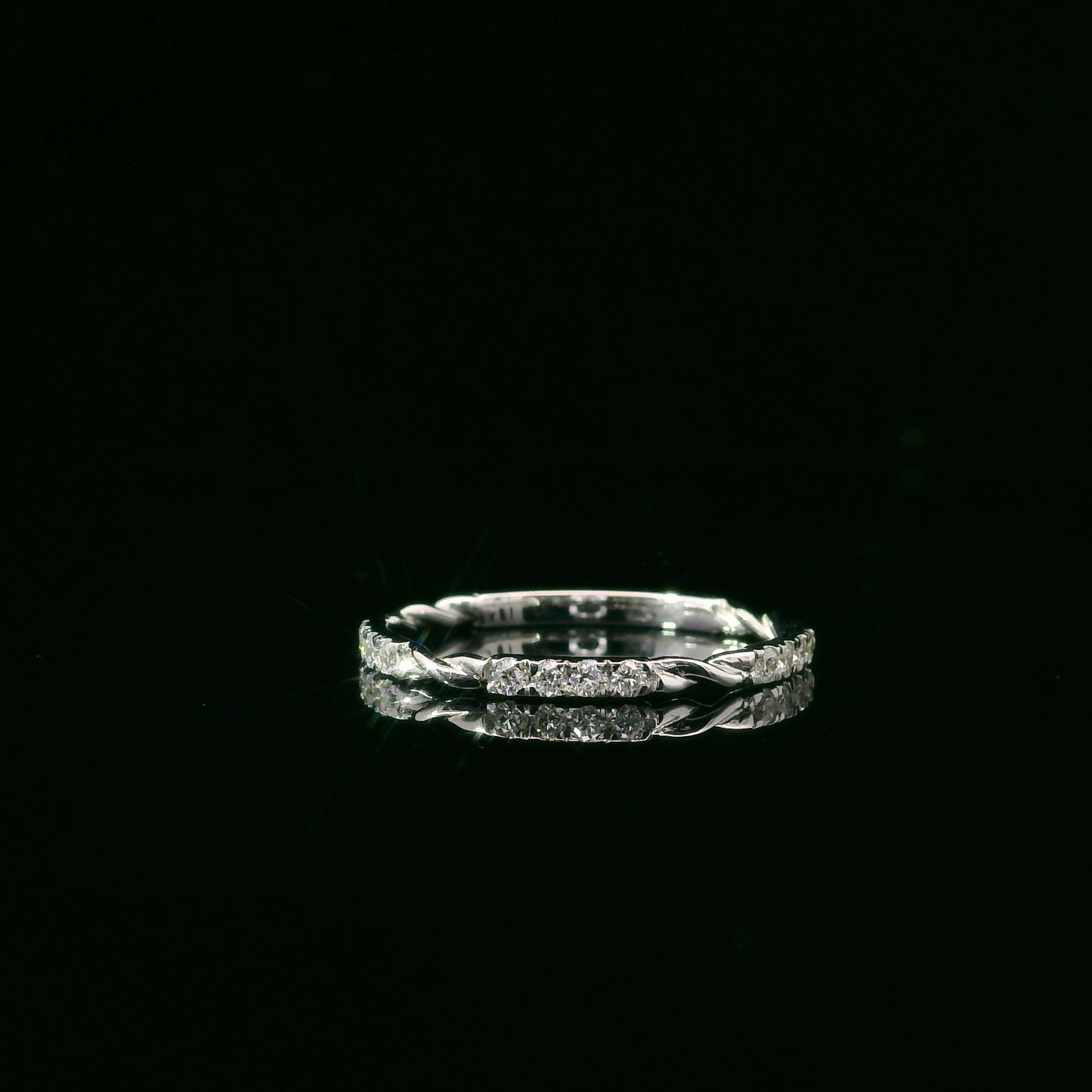 0.15ct Lab-Grown Diamond Wedding Band in 14K Gold