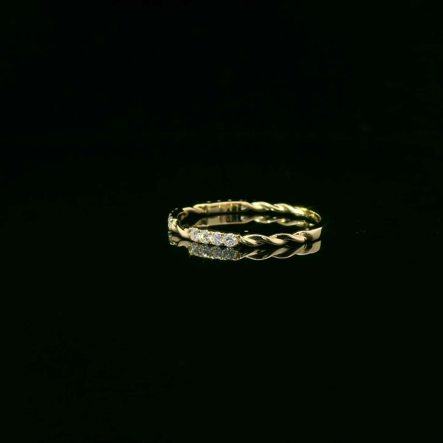 0.15ct Lab-Grown Diamond Wedding Band in 14K Gold