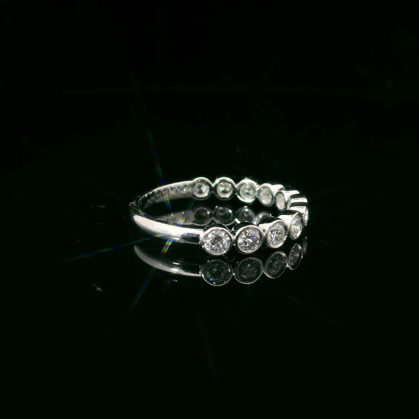 0.60ct Lab-Grown Round-Cut Diamond Ring in 14K Gold