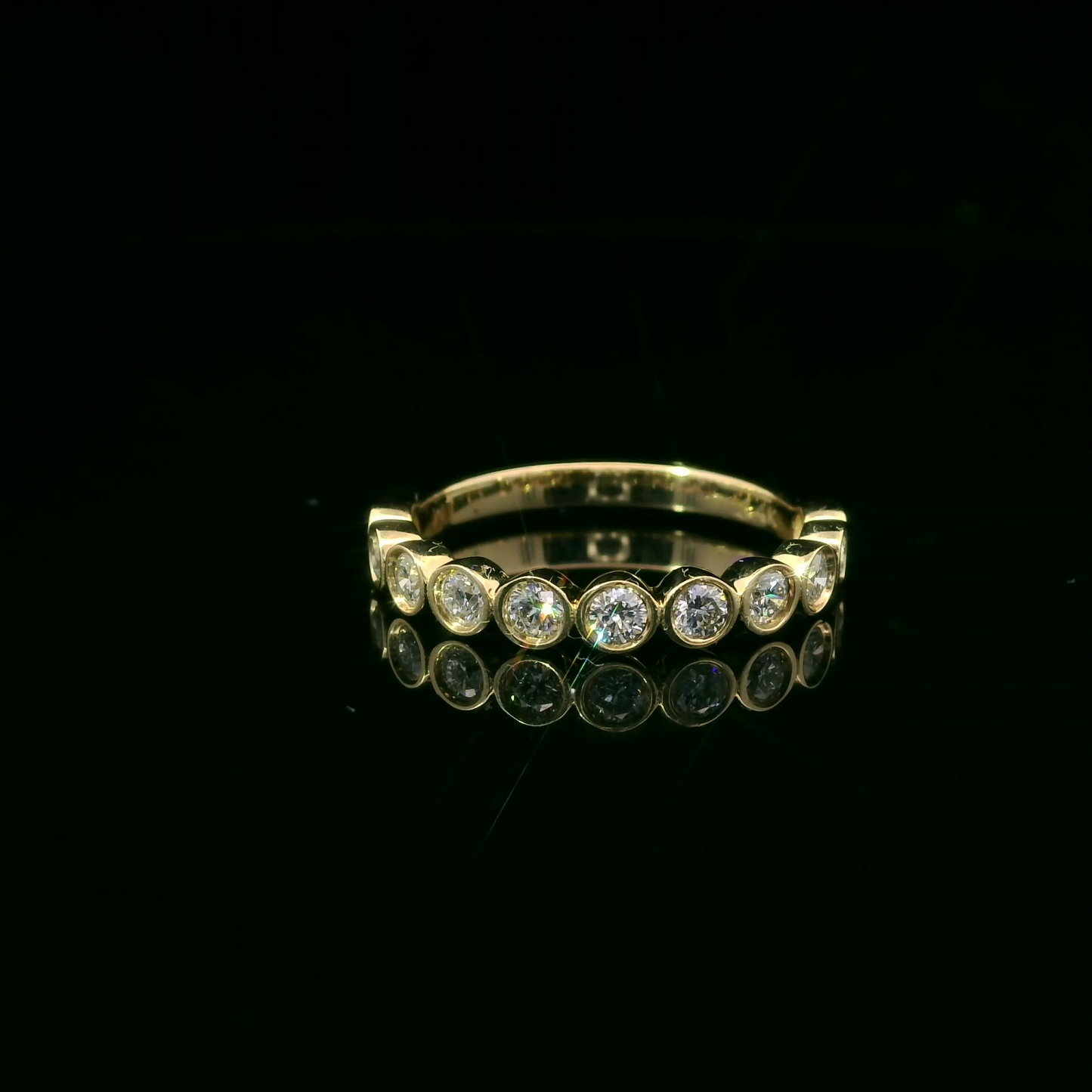 0.60ct Lab-Grown Round-Cut Diamond Ring in 14K Gold