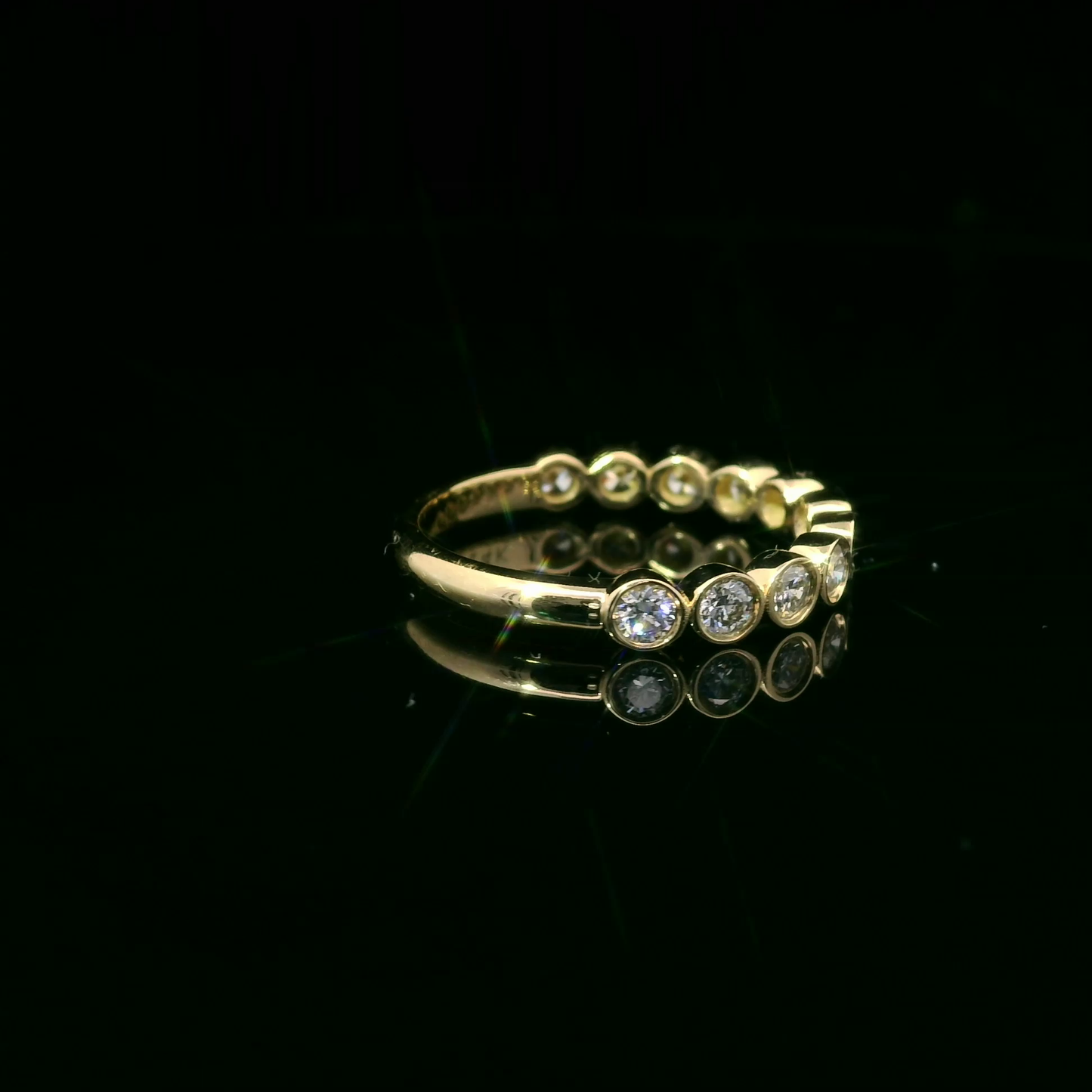 0.60ct Lab-Grown Round-Cut Diamond Ring in 14K Gold