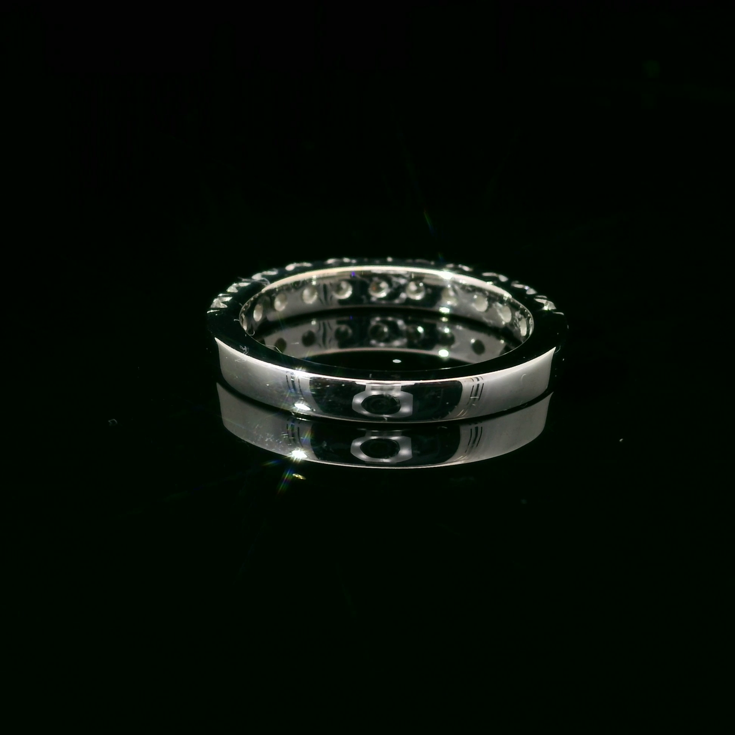 1.00ct Lab-Grown Round-Cut Diamond Wedding Band in 14K Gold