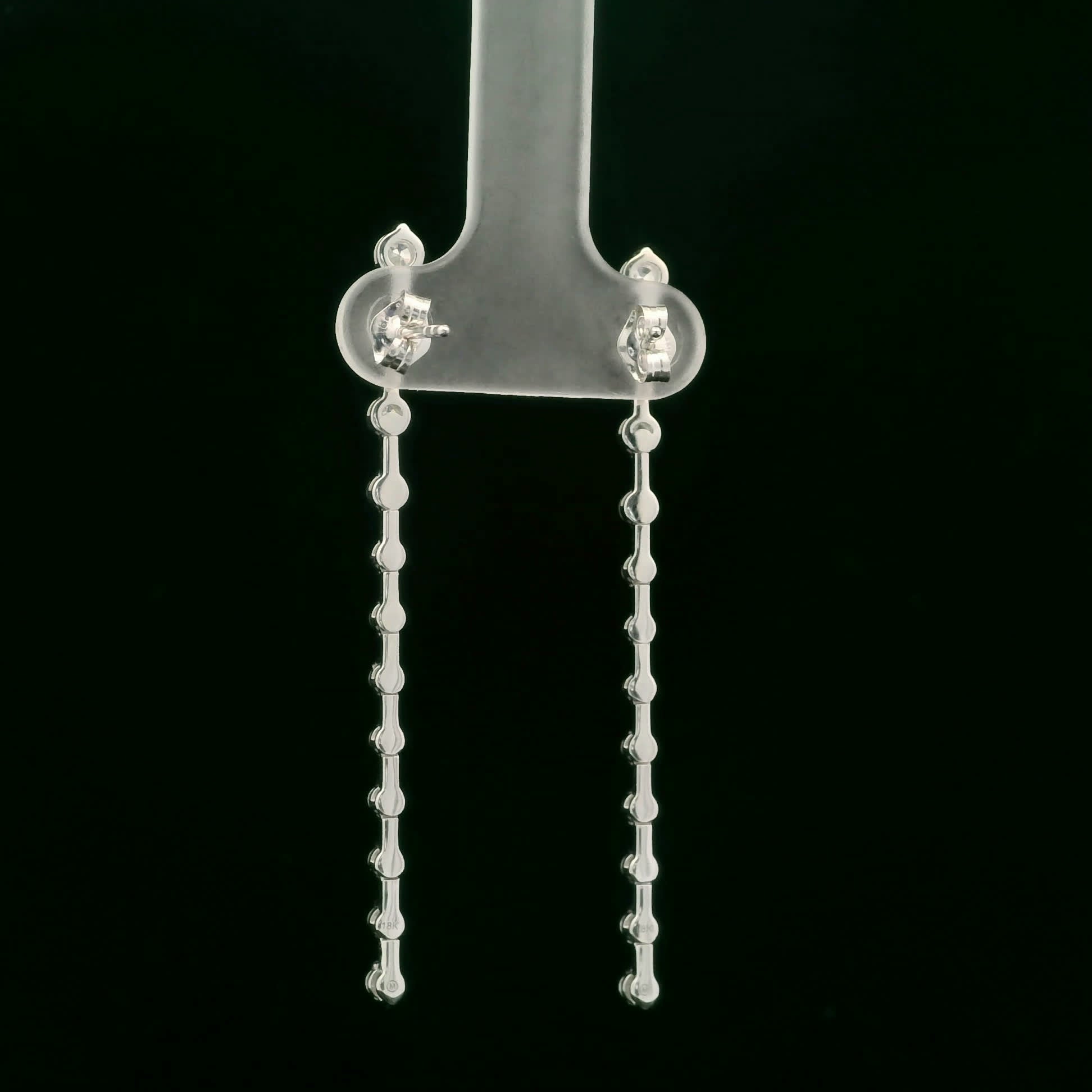 Elegant Diamond Drop Earrings