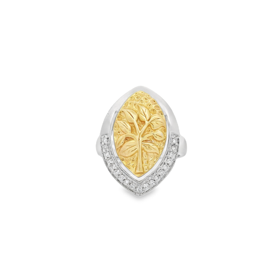 Tree Of Life Diamond Ring