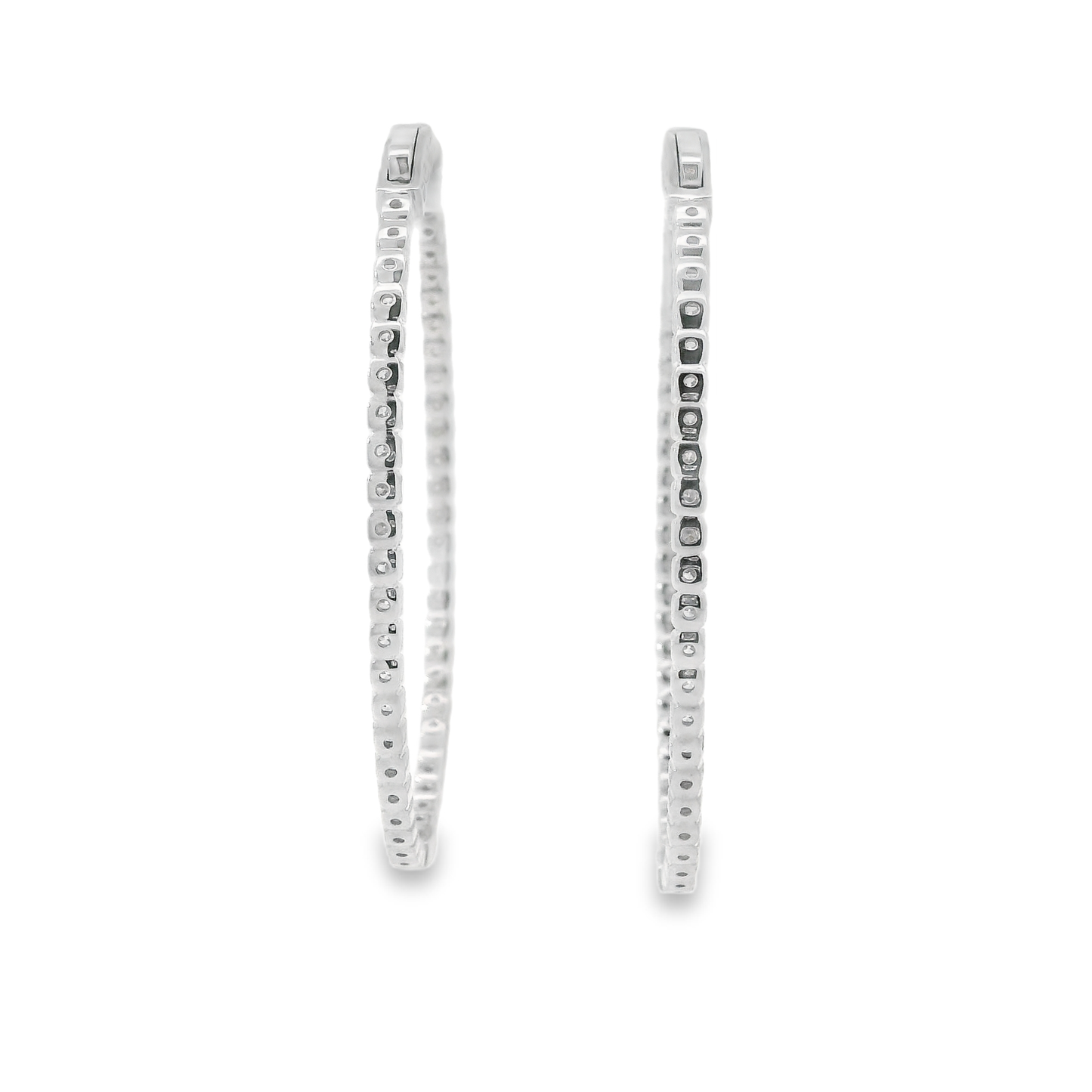 Diamond Hoop Earrings