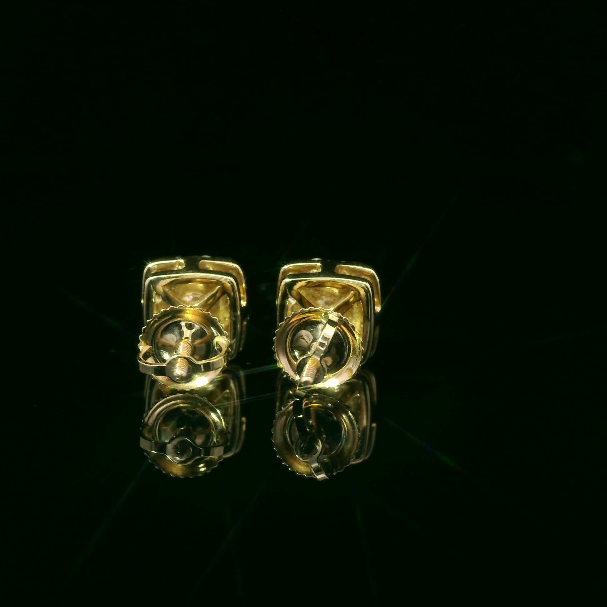 14K Yellow Gold Round-cut Diamonds 1.00 Carat