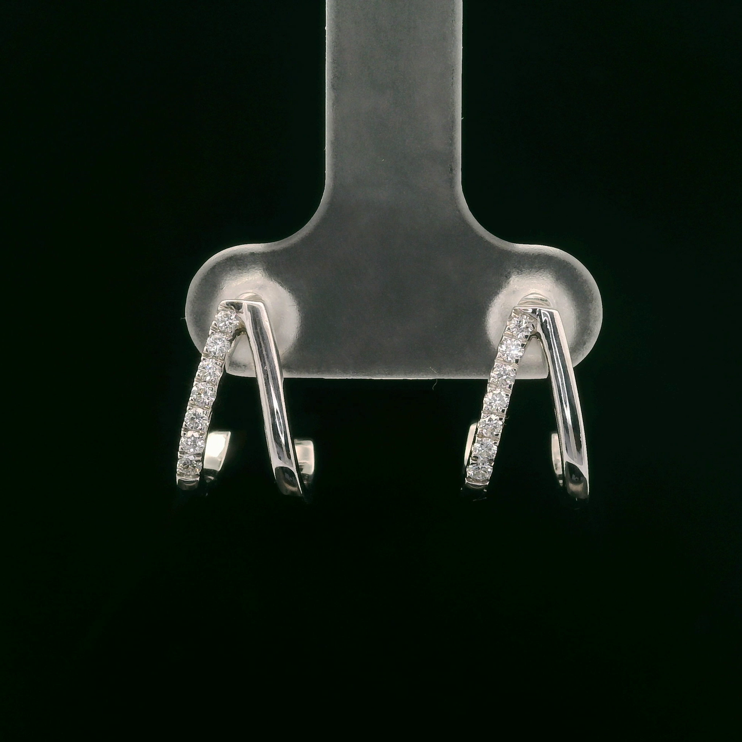 0.15ct Lab-Grown Diamond Earrings in 14K White Gold