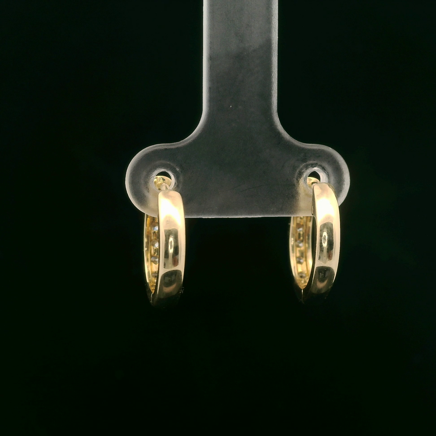 0.50ct Lab-Grown Diamond Hoop Earrings in 14K Gold