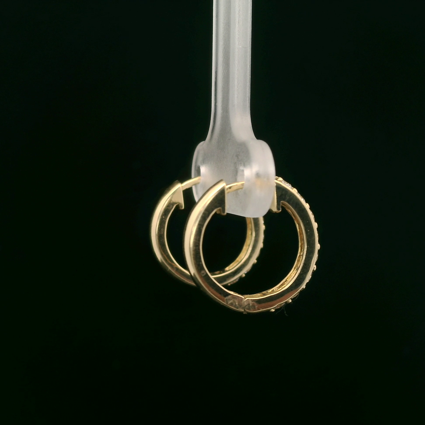0.50ct Lab-Grown Diamond Hoop Earrings in 14K Gold