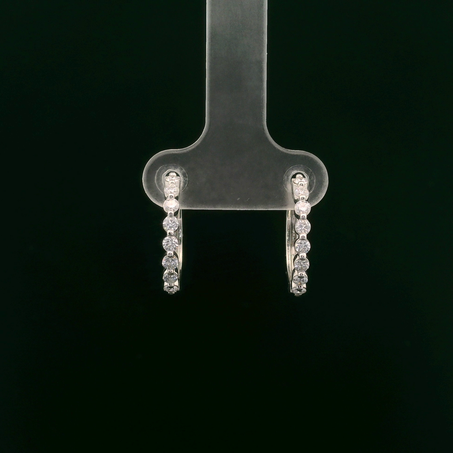 0.50ct Lab-Grown Diamond Hoop Earrings in 14K Gold