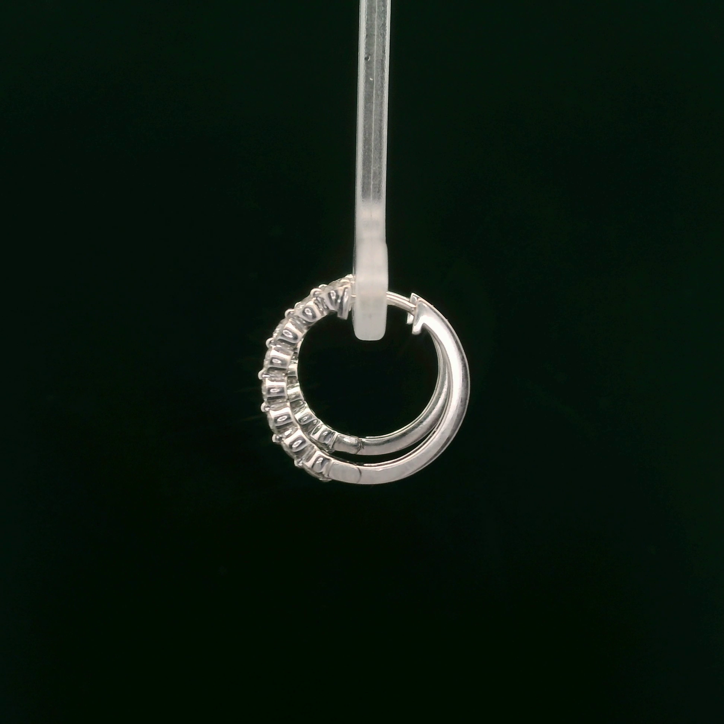 0.50ct Lab-Grown Diamond Hoop Earrings in 14K Gold