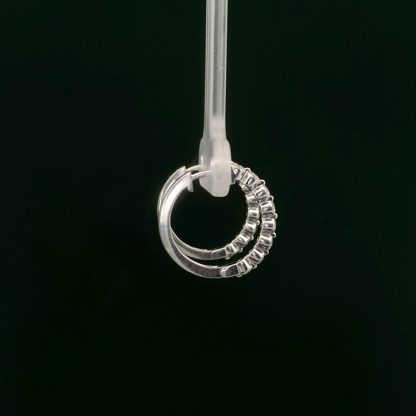 0.50ct Lab-Grown Diamond Hoop Earrings in 14K Gold