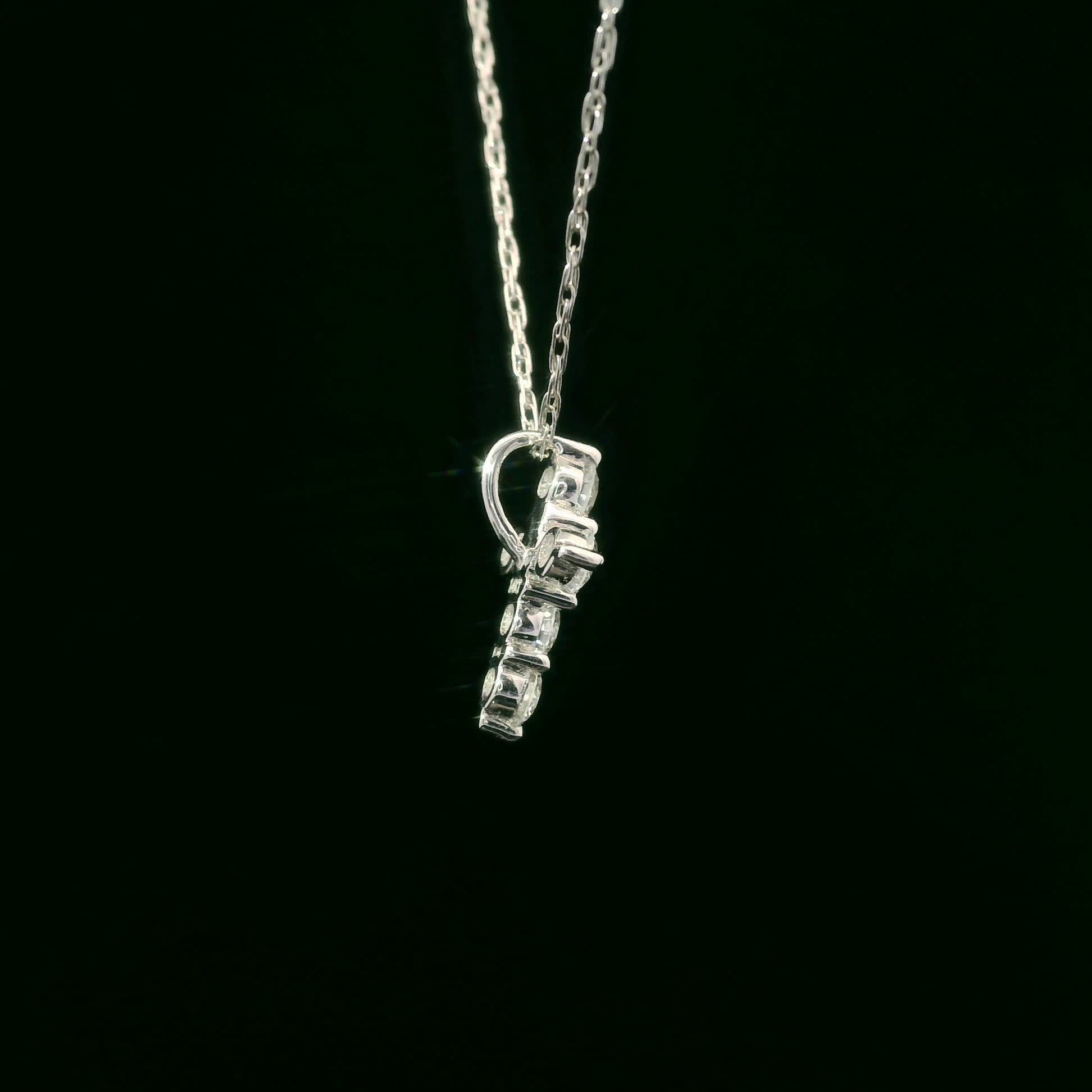 Stunning Cross Pendant 14K Gold Diamond , 0.25 Carat