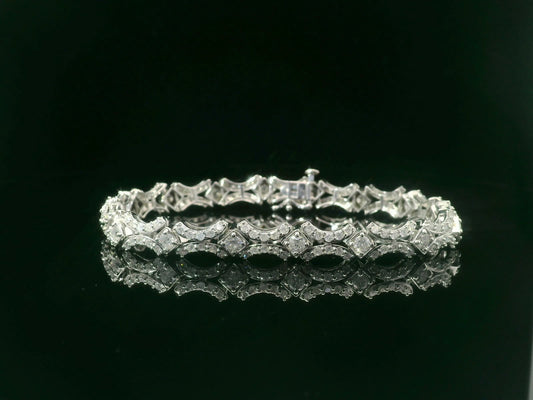 5Carat 10K diamond barcelet