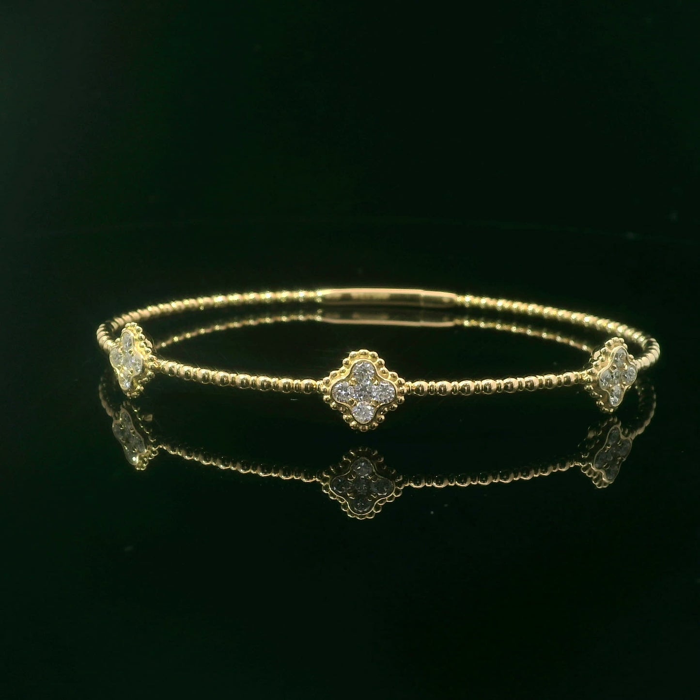 Elegant Silver Bracelet with Gemstone Accents