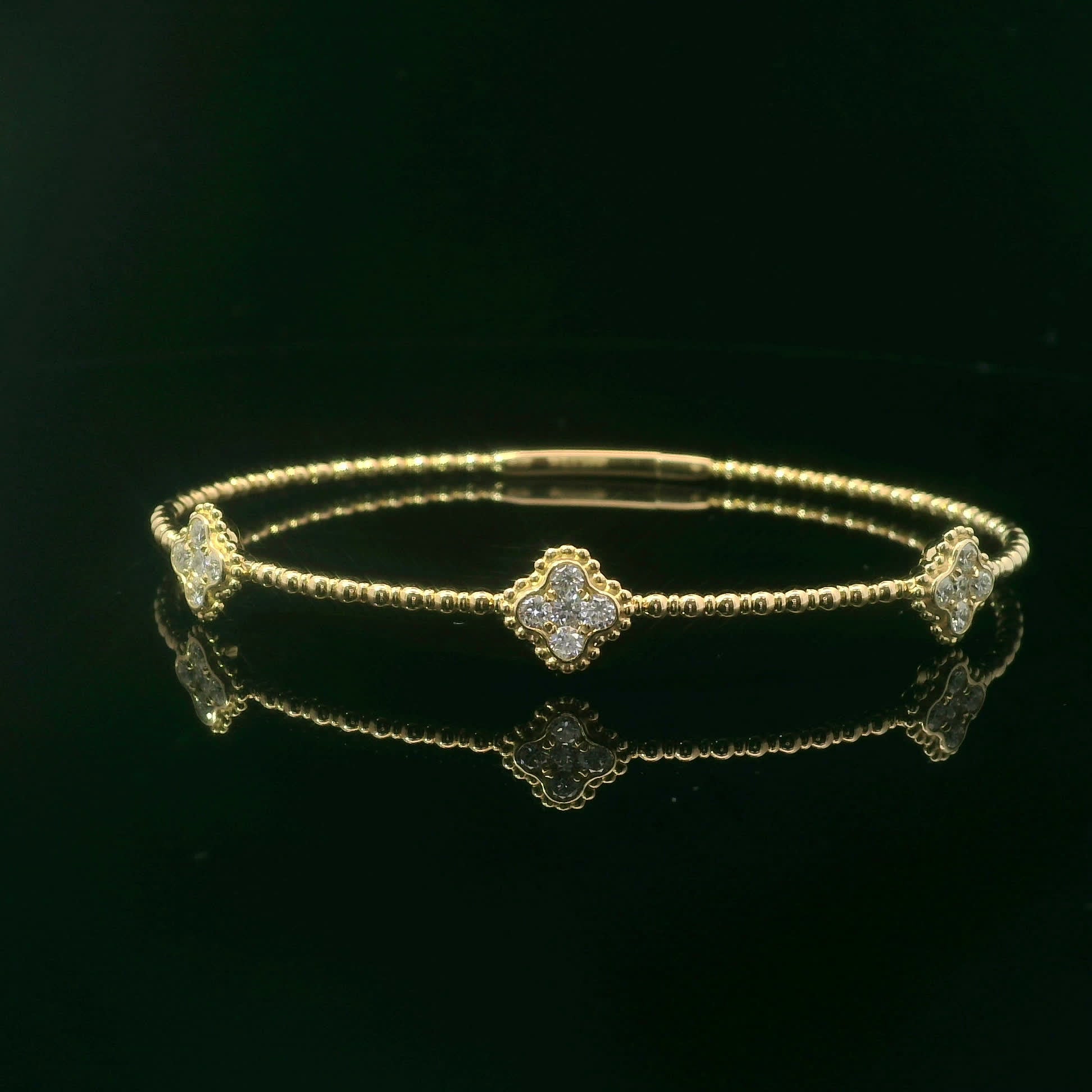 Elegant Silver Bracelet with Gemstone Accents
