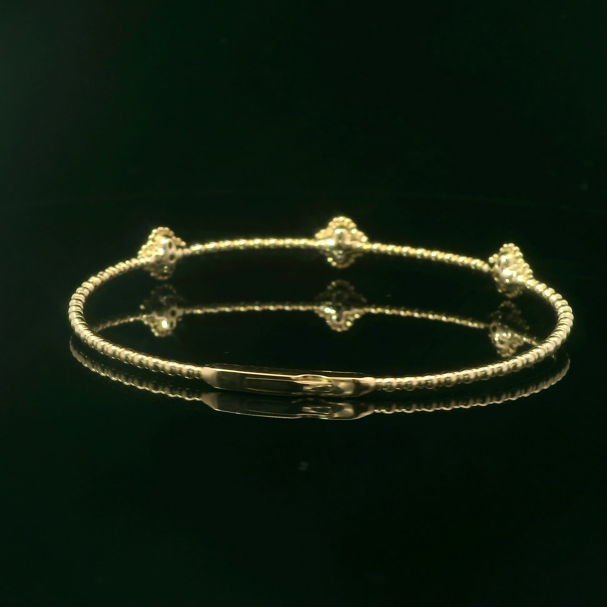 Elegant Silver Bracelet with Gemstone Accents