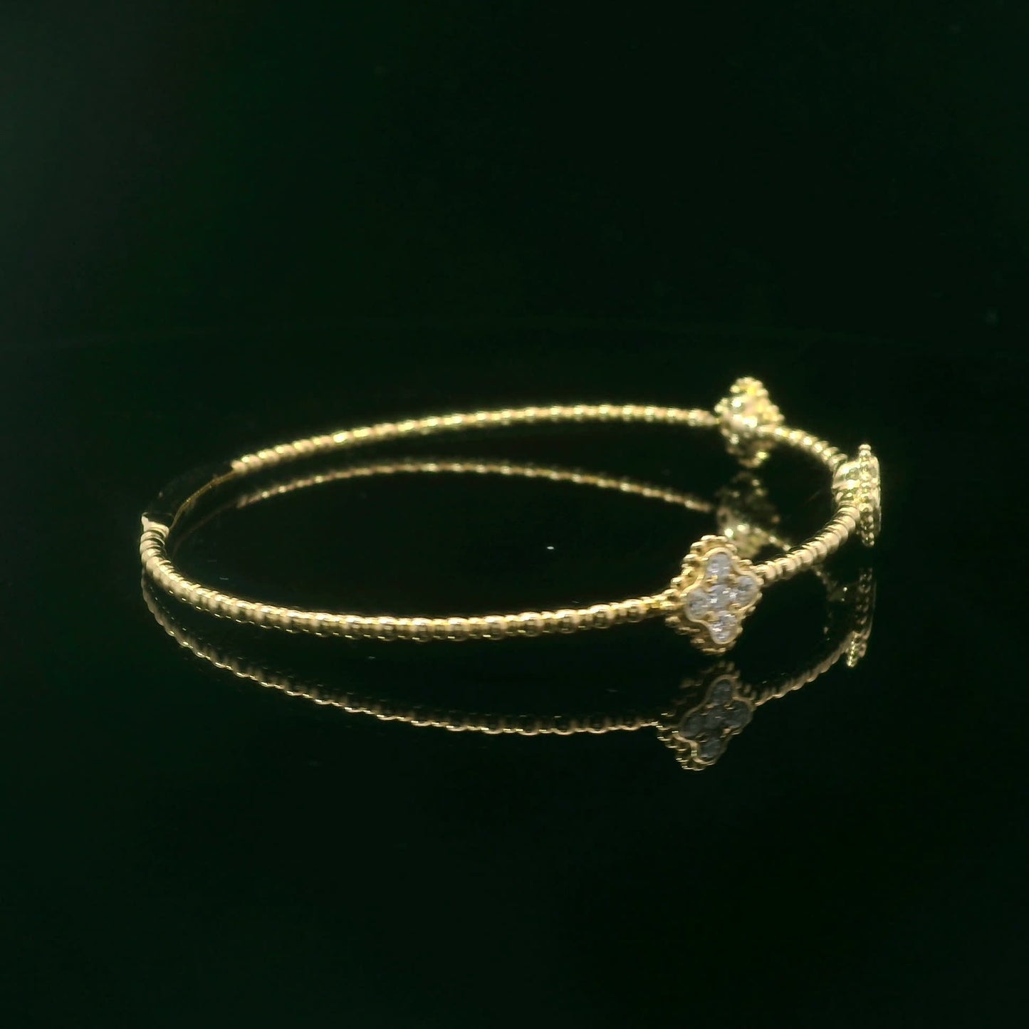 Elegant Silver Bracelet with Gemstone Accents