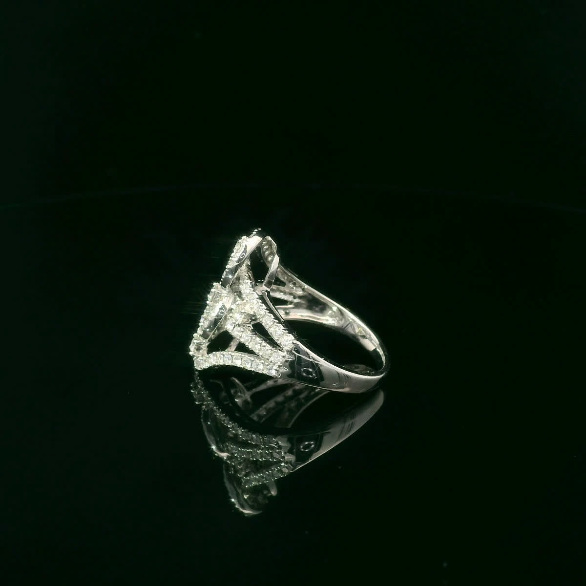 14K Diamond Fashion Ring with 1.00 Carats Natural Diamond