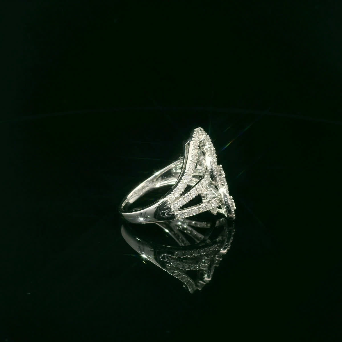 14K Diamond Fashion Ring with 1.00 Carats Natural Diamond