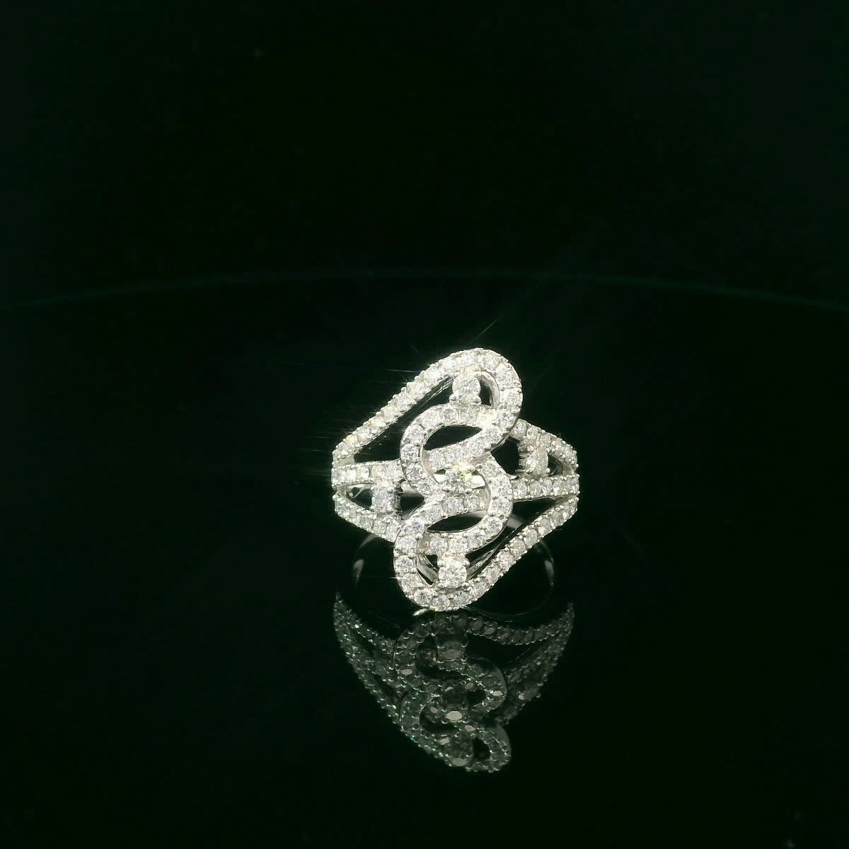 14K Diamond Fashion Ring with 1.00 Carats Natural Diamond