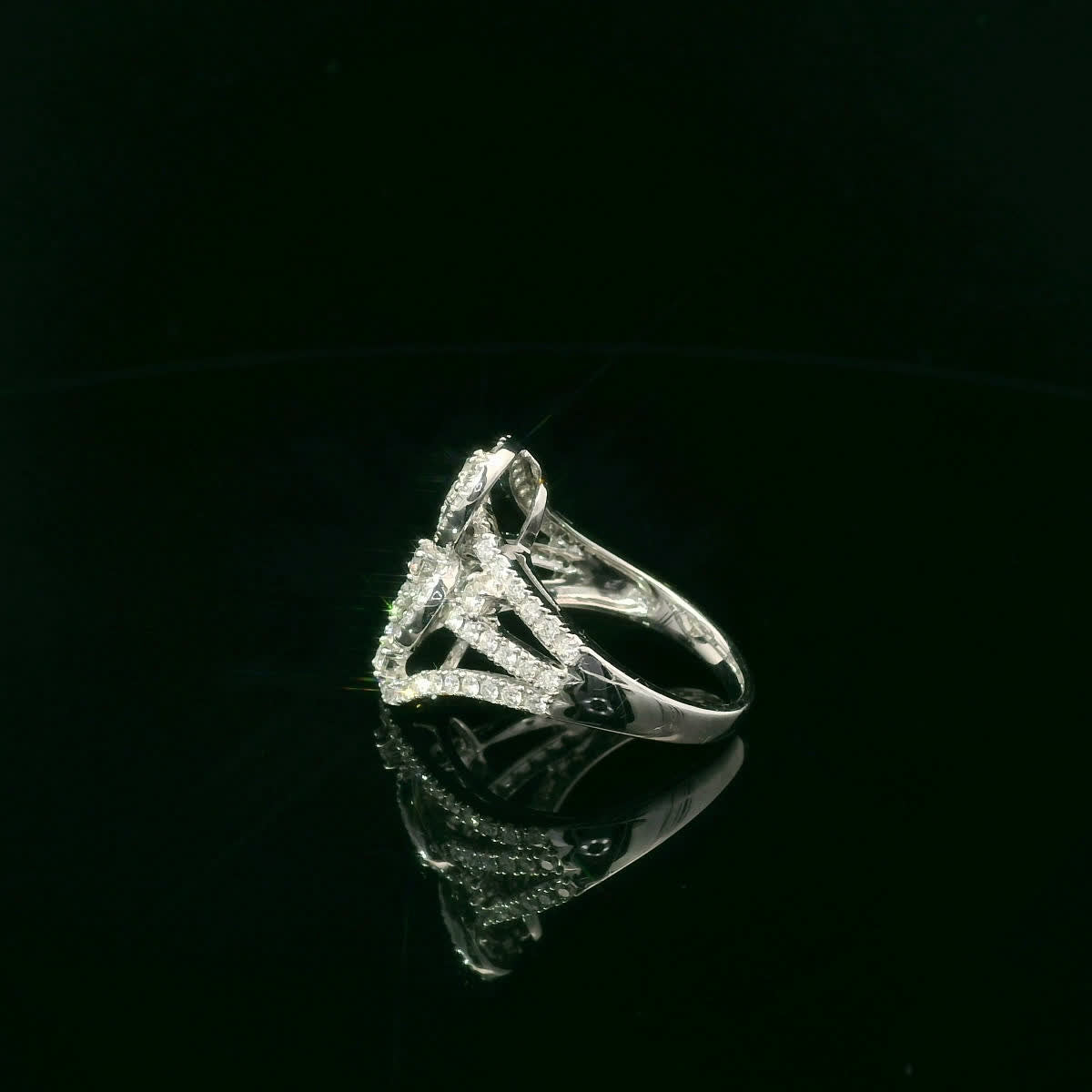 14K Diamond Fashion Ring with 1.00 Carats Natural Diamond