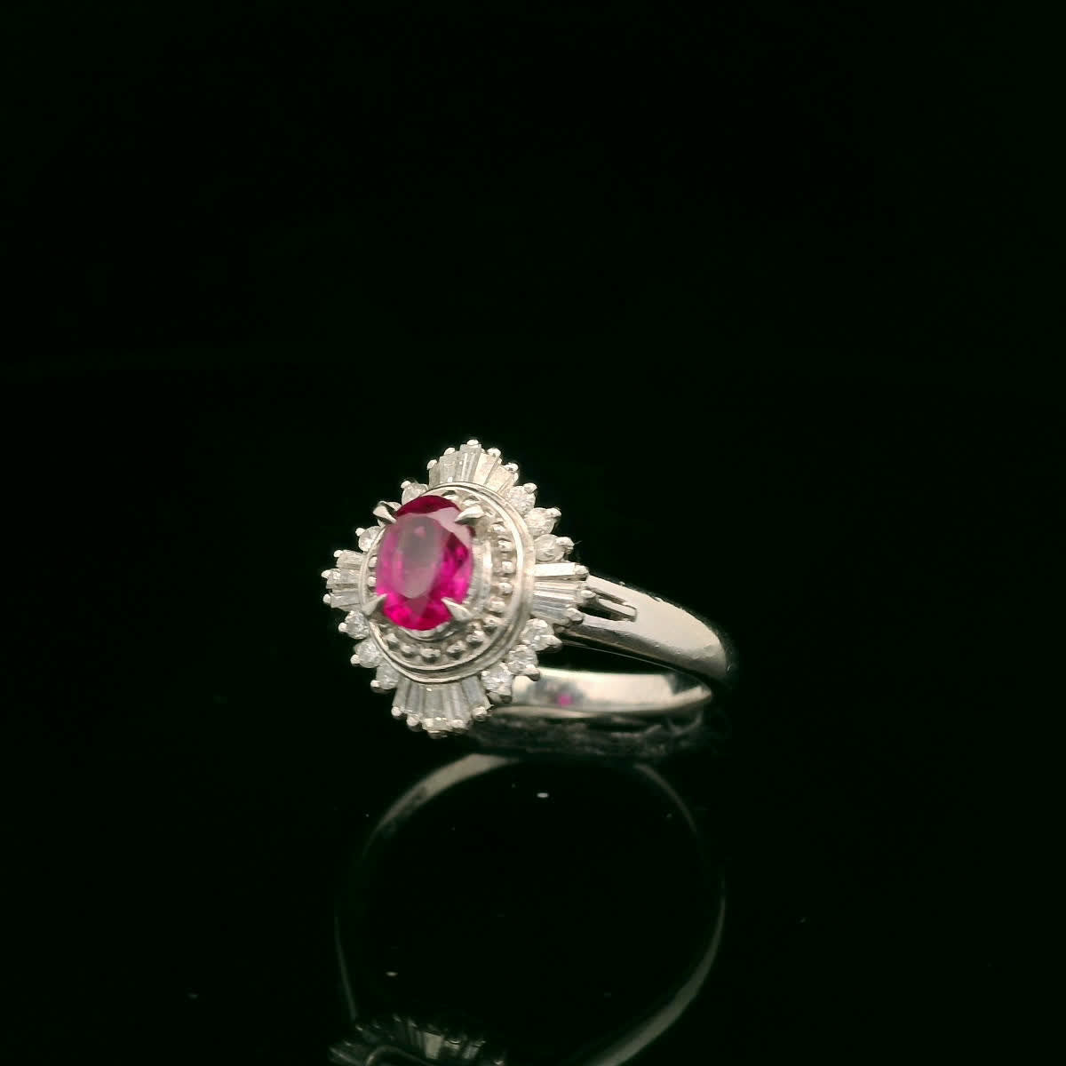 Elegant Pink Gemstone Ring