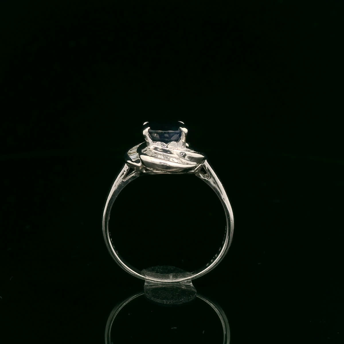 Elegant Black Sapphire Ring