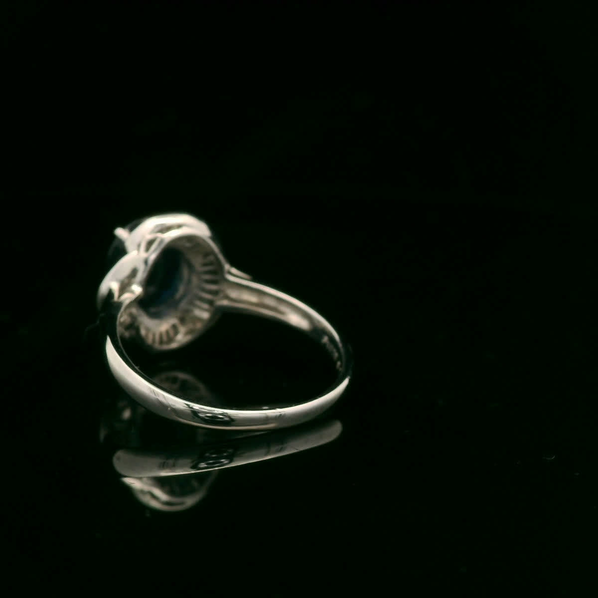Elegant Black Sapphire Ring