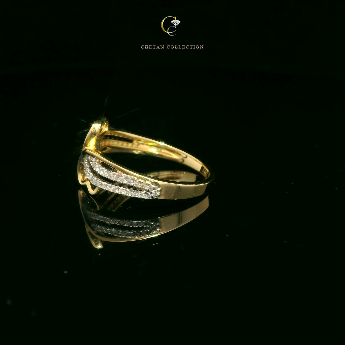 760 Ring 14KY 2.55 gm 0.21 ctw  Tag$1491