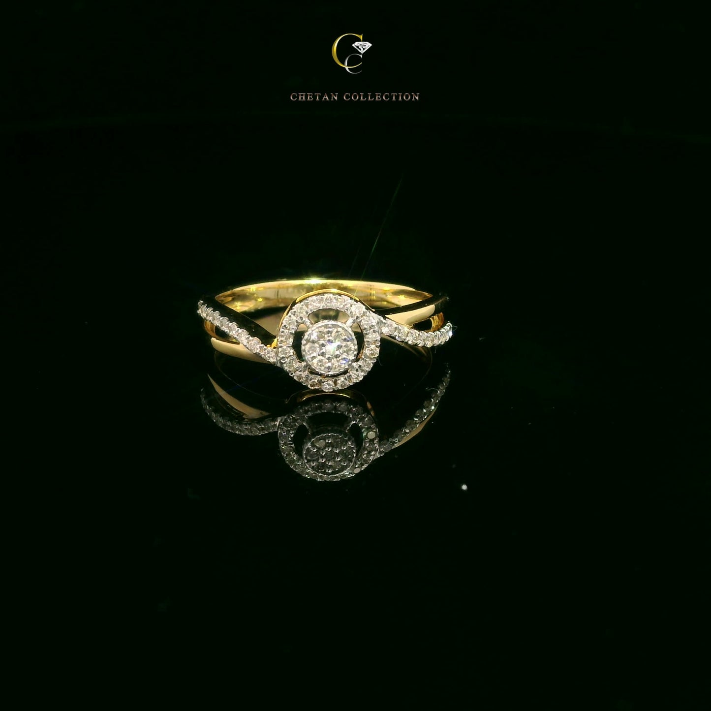 766 Ring 14KY 2.5 gm 0.2 ctw  Tag$1458
