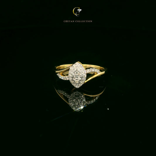 767 Ring 14KY 2.2 gm 0.17 ctw  Tag$1282