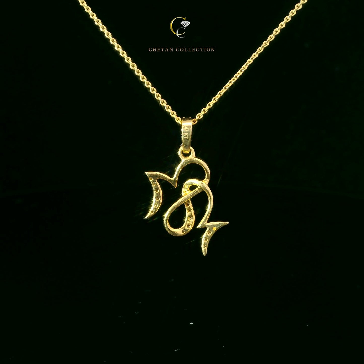769 Pendant 14KY 1.4 gm 0.12 ctw  Tag$820