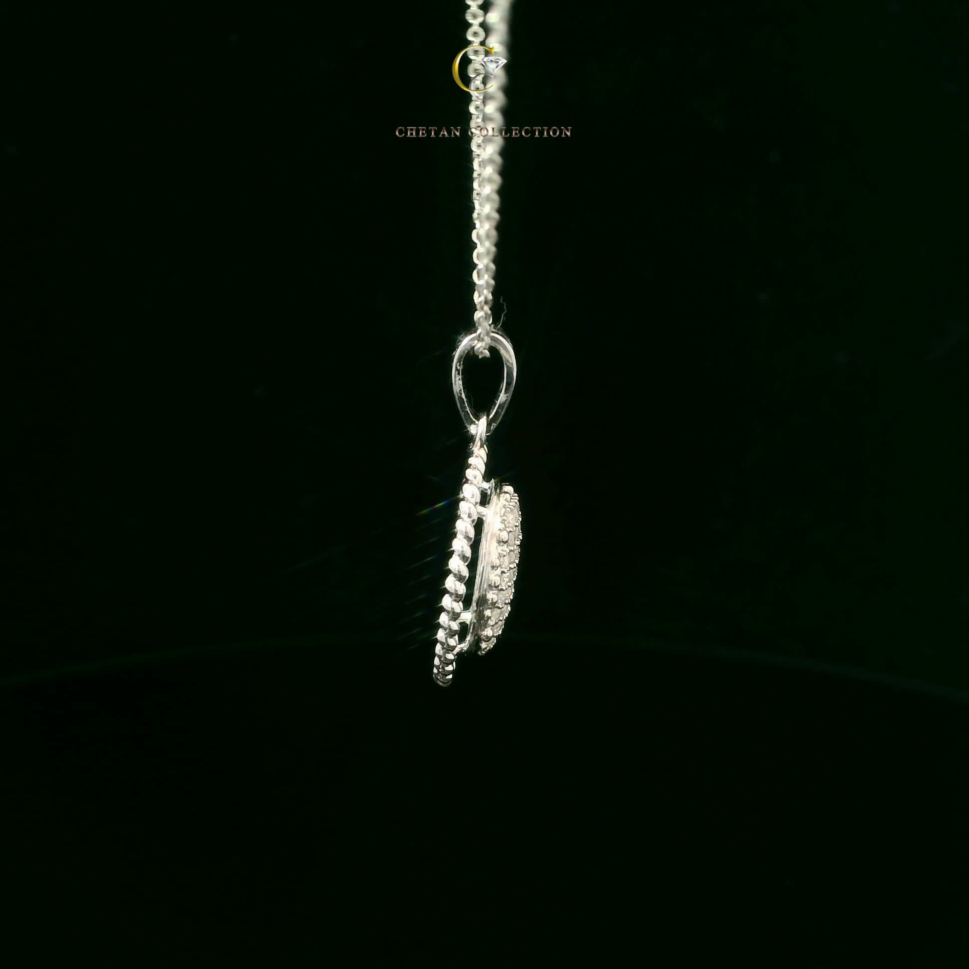 771 Pendant 14KW 2.3 gm 0.24 ctw  Tag$1370