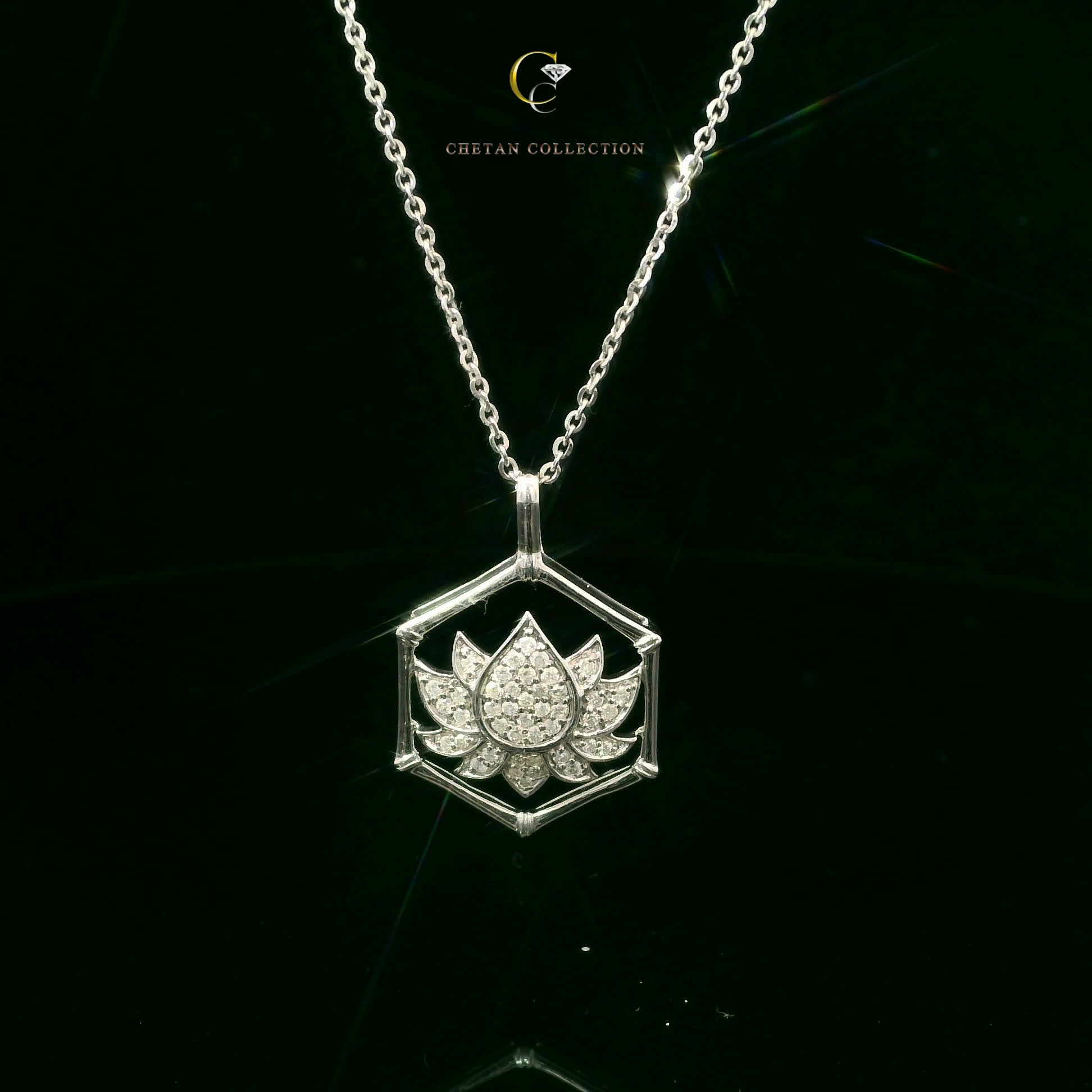 775 Pendant 14KW 1.9 gm 0.19 ctw  Tag$1128