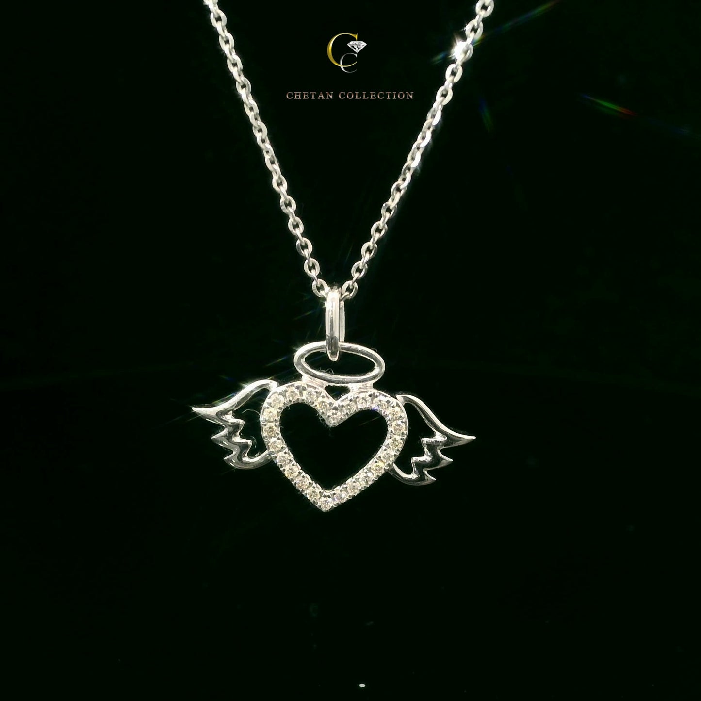 777 Pendant 14KW 1.5 gm 0.12 ctw  Tag$875