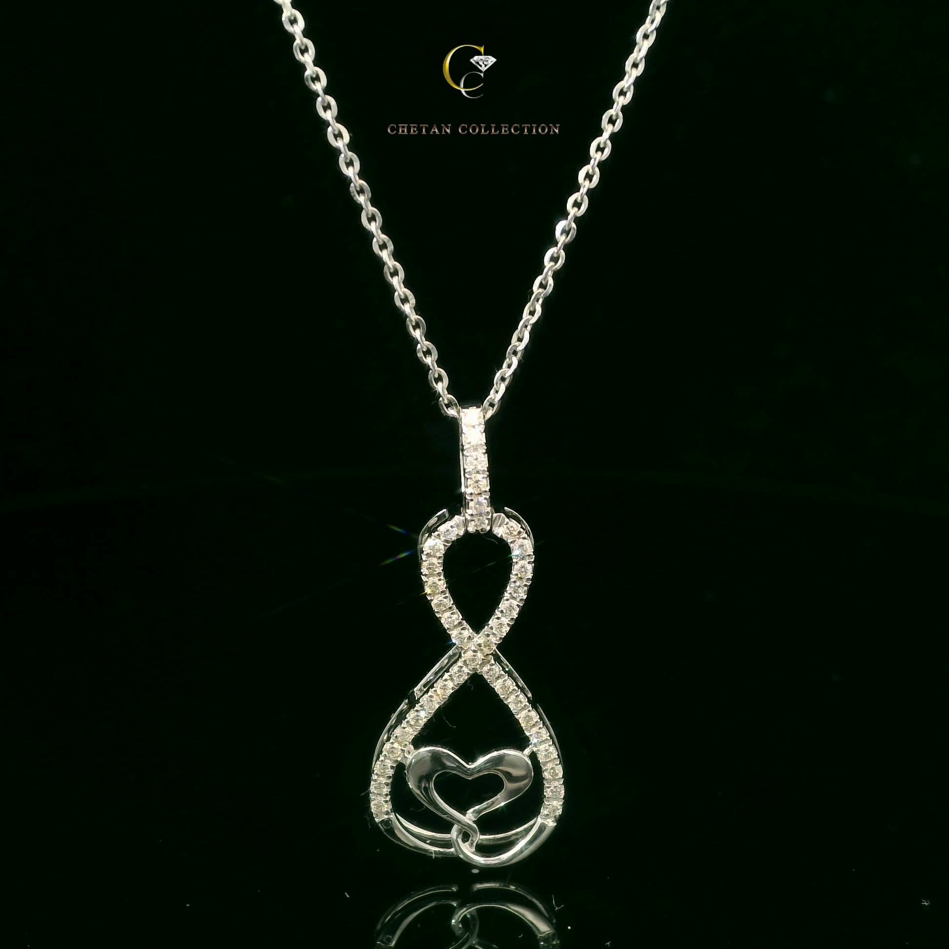 776 Pendant 14KW 1.6 gm 0.2 ctw  Tag$968