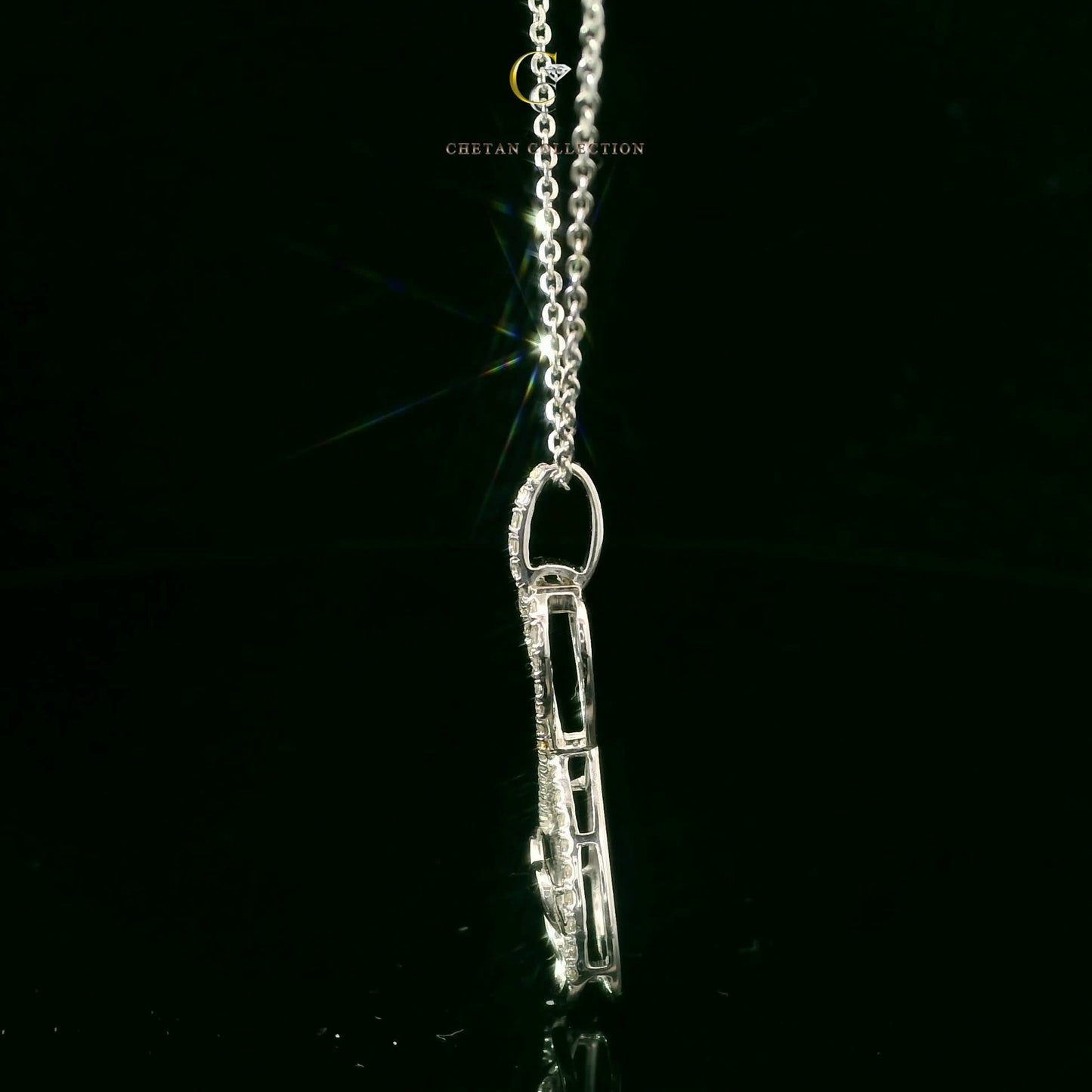 776 Pendant 14KW 1.6 gm 0.2 ctw  Tag$968