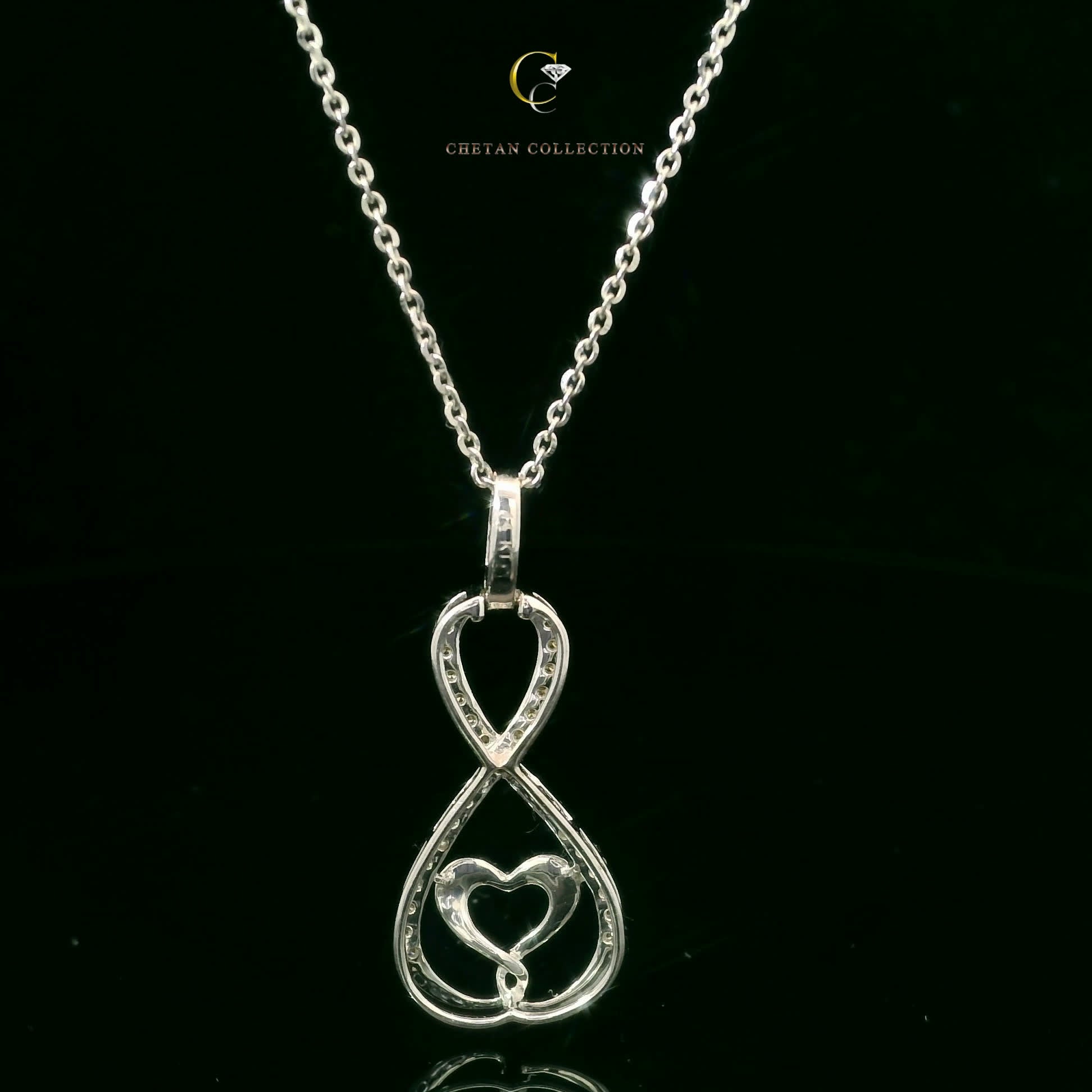 776 Pendant 14KW 1.6 gm 0.2 ctw  Tag$968