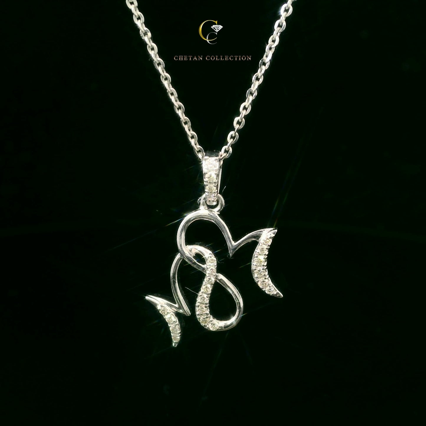 772 Pendant 14KW 1.5 gm 0.08 ctw  Tag$858