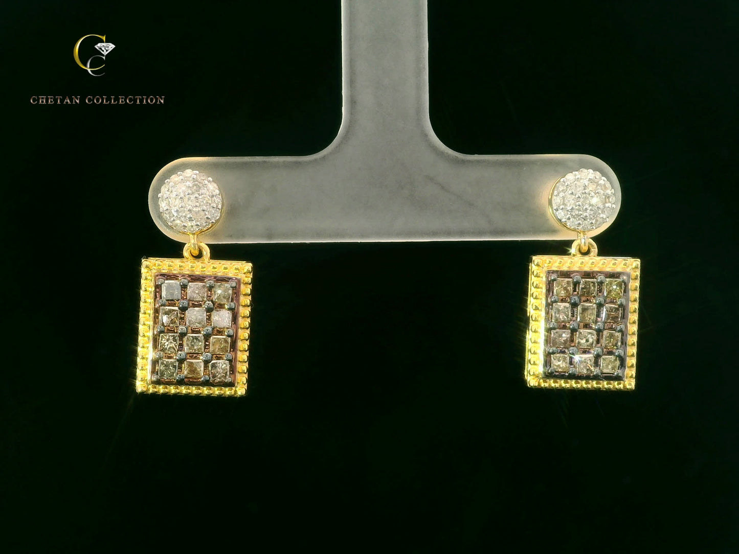 780 Earring 10KY 4.8 gm 1.02 ctw  Tag$2008