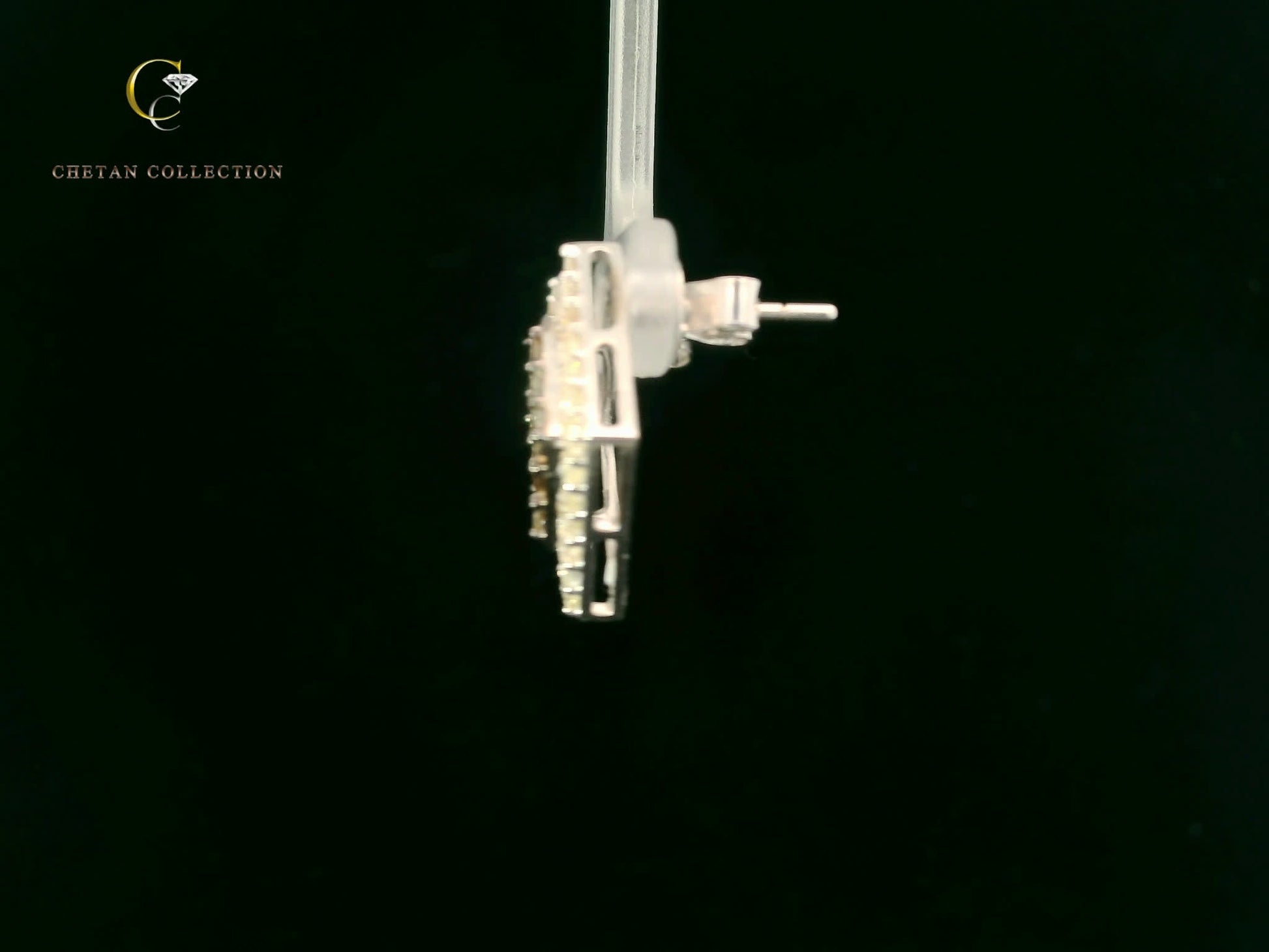 781 Earring 10KW 5.1 gm 2.25 ctw  Tag$2294