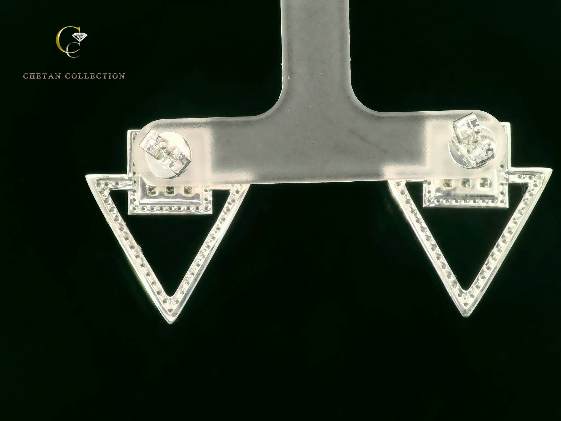 782 Earring 10KW 5.5 gm 1.42 ctw  Tag$2332