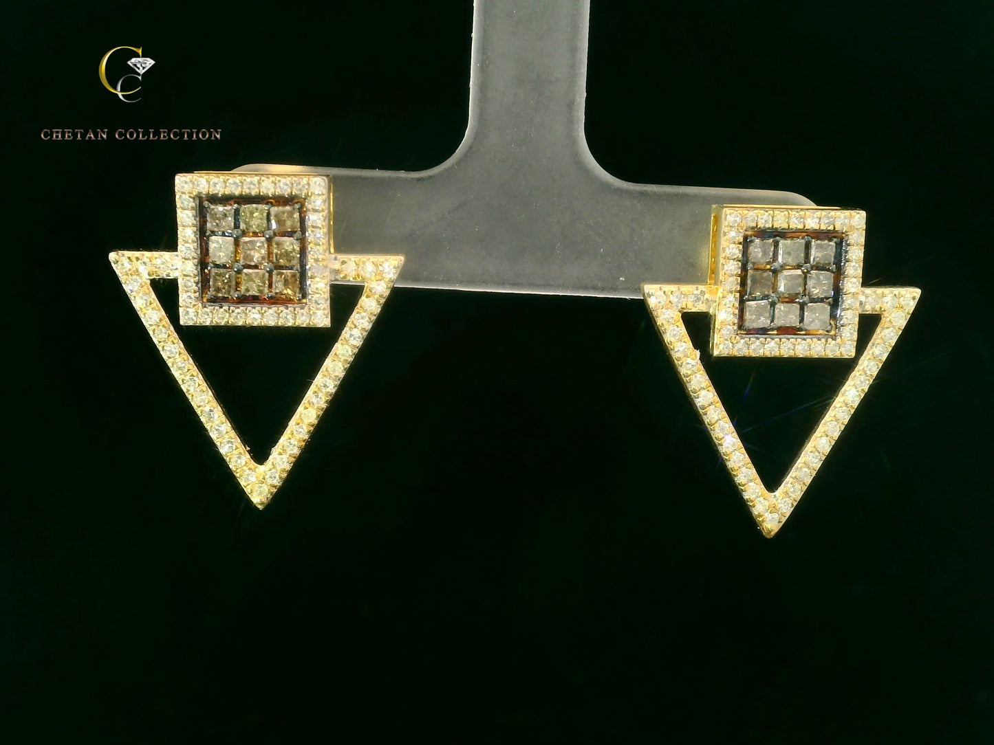 783 Earring 10KY 5.6 gm 1.37 ctw  Tag$2365