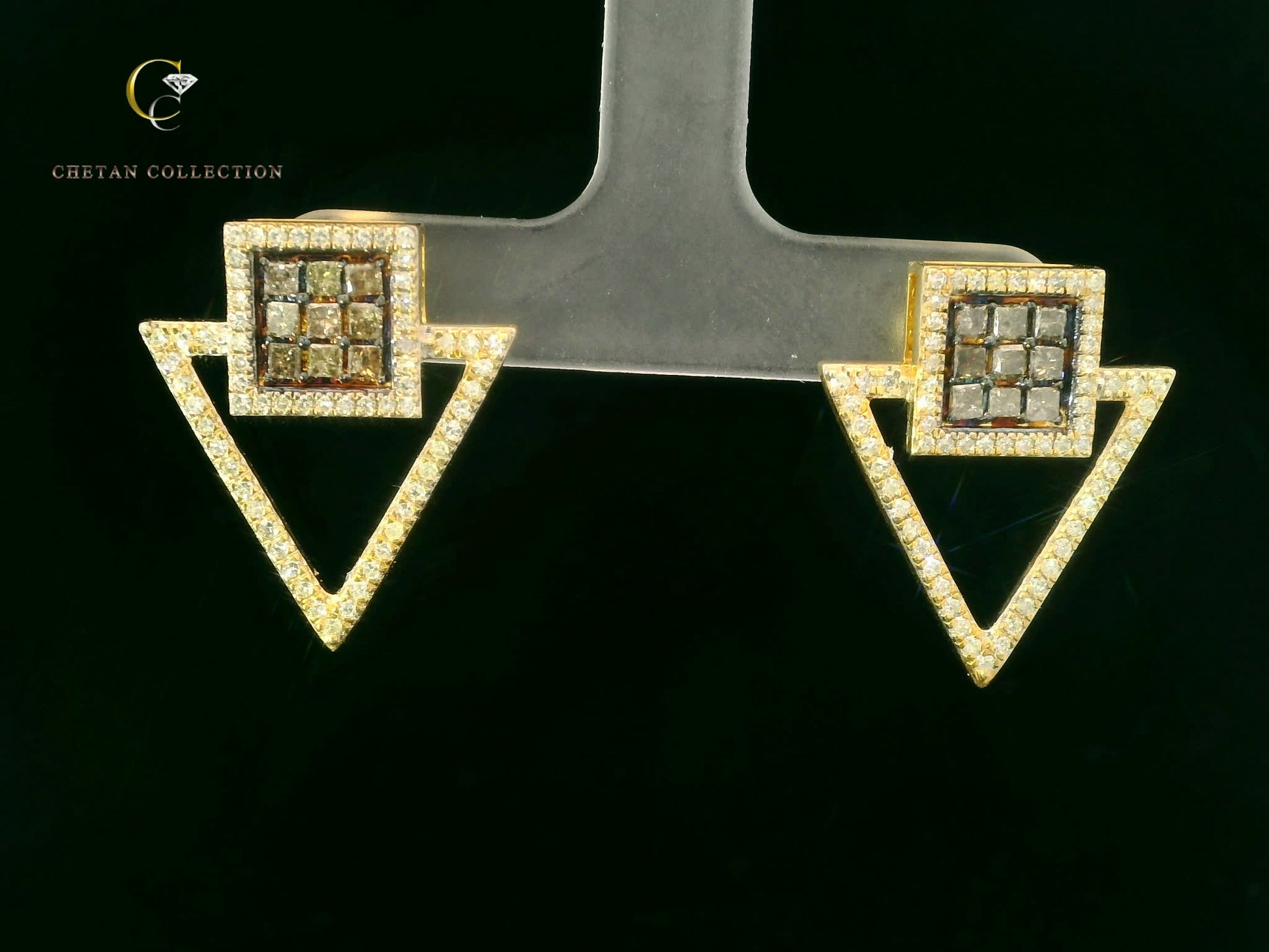 783 Earring 10KY 5.6 gm 1.37 ctw  Tag$2365