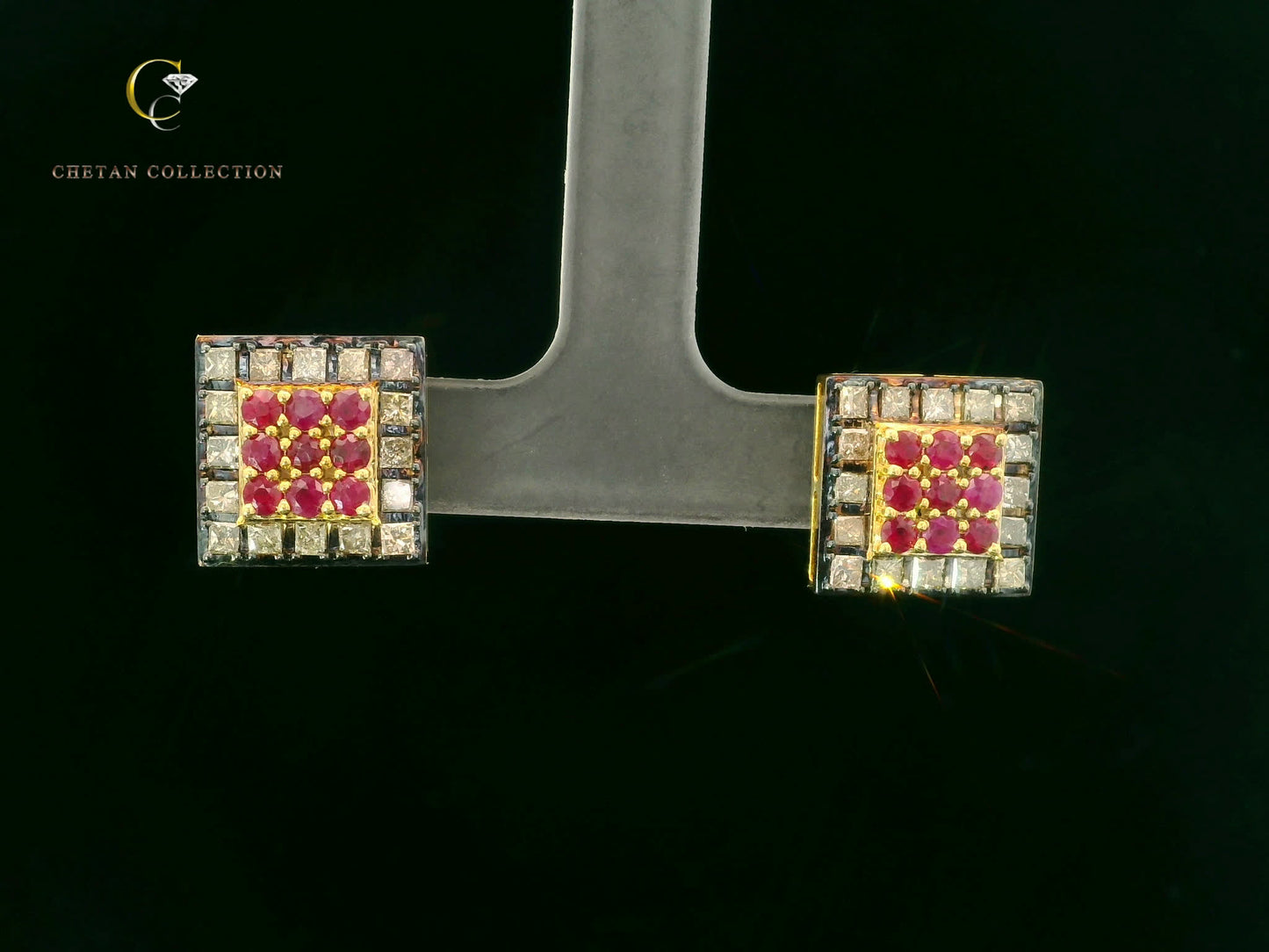 784 Earring 10KY 5.4 gm 1.27 ctw  Tag$2283