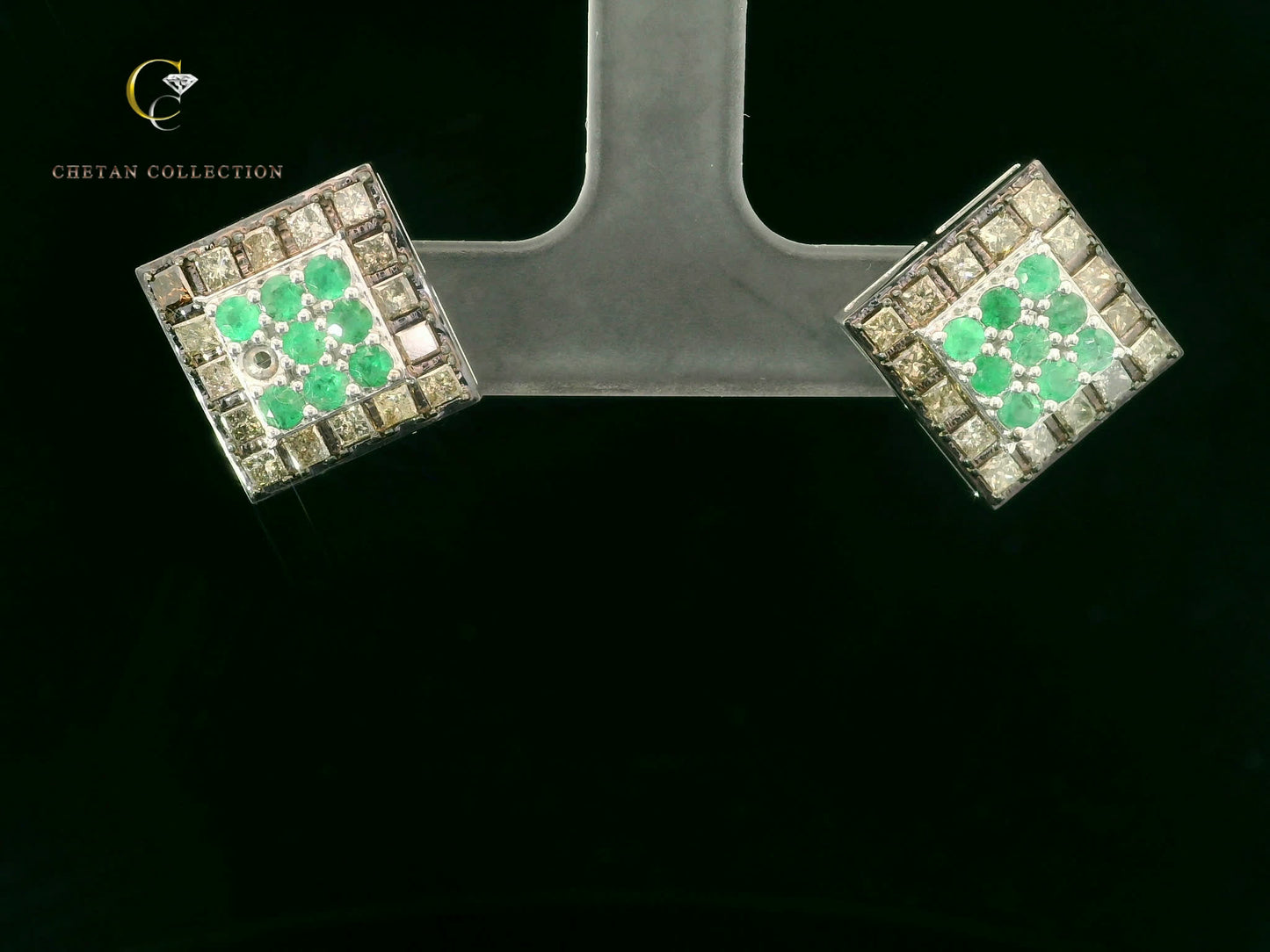 786 Earring 10KW 5.3 gm 1.3 ctw  Tag$2244
