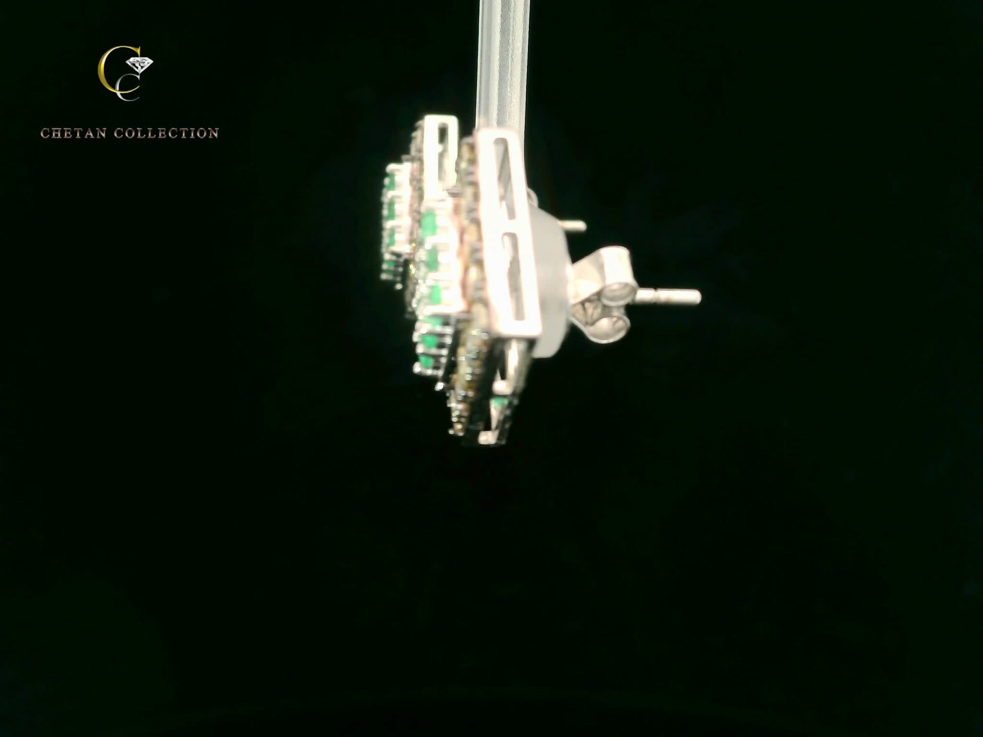 786 Earring 10KW 5.3 gm 1.3 ctw  Tag$2244